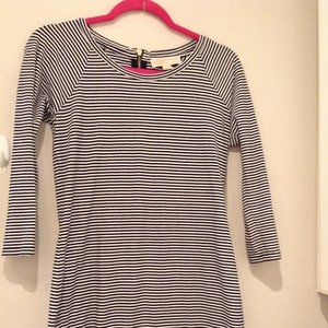 Michael Kors Black /White Stripe Dress